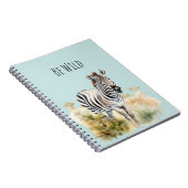 Wees Wilde Zebra Notitieboek (Rechterzijde)