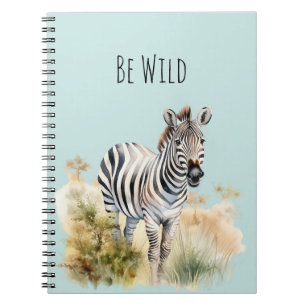 Wees Wilde Zebra Notitieboek