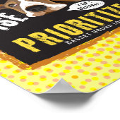 Wees Wise, geef voorrang aan Poster (Hoek)