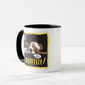 Wees Wise, geef voorrang! Mok (Voorkant links)