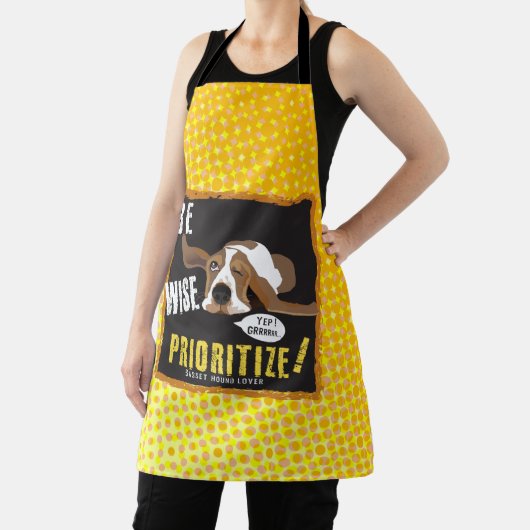 Wees Wise, geef voorrang! Schort (Insitu)