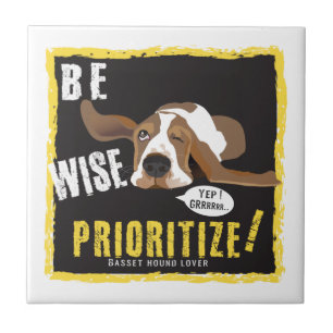 Wees Wise, geef voorrang! Tegeltje