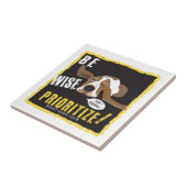 Wees Wise, geef voorrang! Tegeltje (Zijkant)
