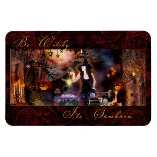 Wees Witchy het is Samhain Witch Magnet Magneet