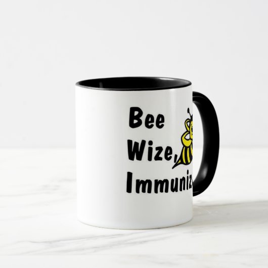 Wees Wize Immunize! Mok (Voorkant rechts)