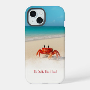 Wees zacht, bijt hard - iPhone 15 stoer Hoesje Case