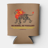 Wees zacht en waakzaam koelapparaat blikjeskoeler (Voorkant)