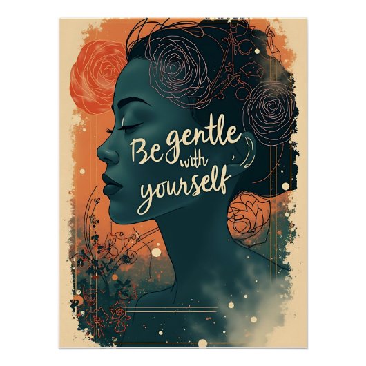 Wees zachtaardig perfect poster (Voorkant)