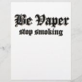 Wees zachter, stop met roken flyer (Voorkant)