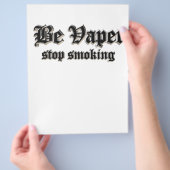 Wees zachter, stop met roken flyer (Hand)