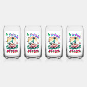 Wees zelf de anderen inspireren blikvorm glas (Voorkant)