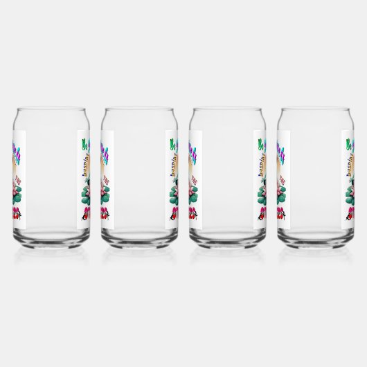 Wees zelf de anderen inspireren blikvorm glas (Links)