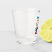 Wees zelf de anderen inspireren shot glas (Links)