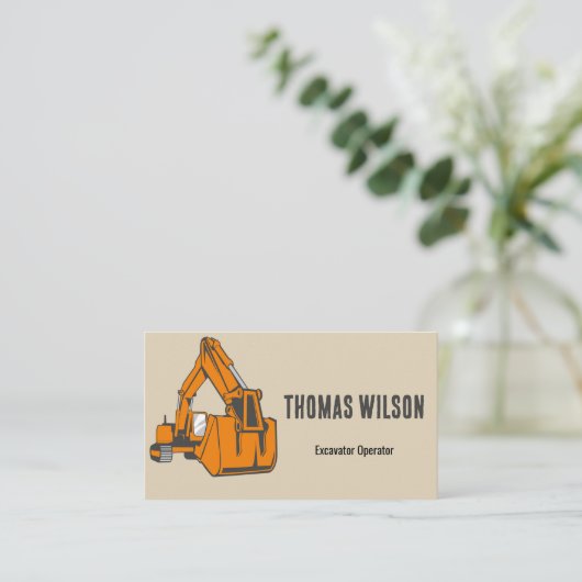 Wees zelfverzekerd als een betrouwbare aannemer visitekaartje (Staand voorkant)