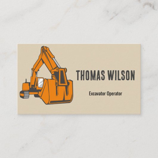 Wees zelfverzekerd als een betrouwbare aannemer visitekaartje (Voorkant)