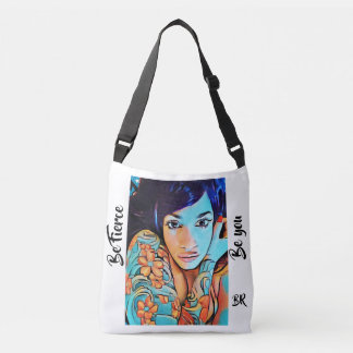 Wees zo heftig als jij crossbody tas