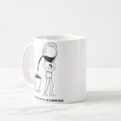 Wees zo sterk als een espresso koffiemok (Voorkant links)