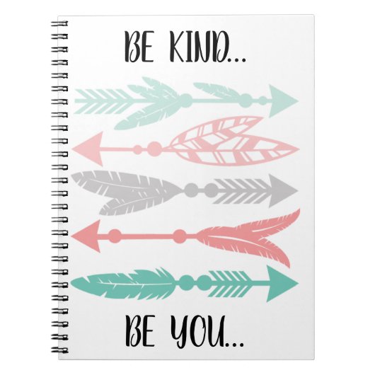 Wees zo vriendelijk als je citaat notitieboek (Voorkant)