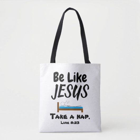 Wees zoals Jezus Tote Bag (Voorkant)