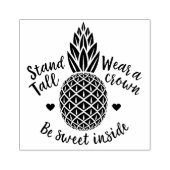Wees zoet binnen ananas rubberen kunststempel rubberstempel (Afrduk)