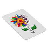 Wees zonnebloem - Autisme Awareness Magneet (Rechterzijde)