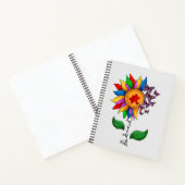 Wees zonnebloem - Autisme Awareness Notitieboek (Binnen)