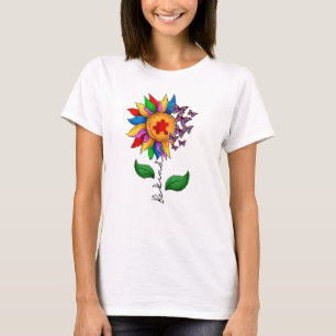 Wees zonnebloem - Autisme Awareness T-shirt