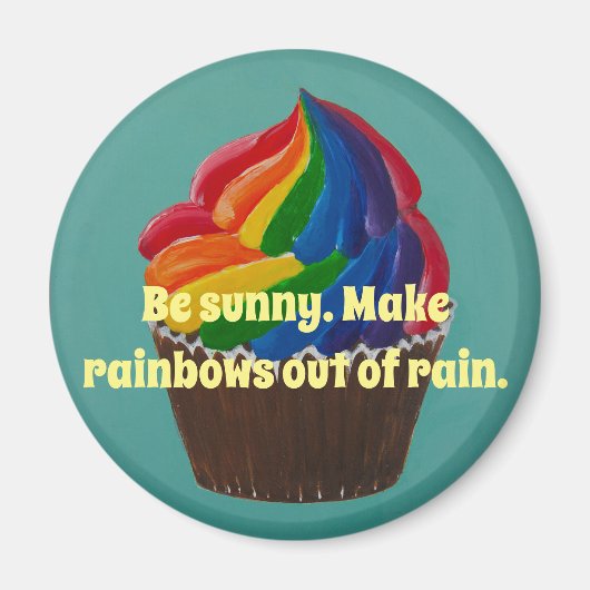 Wees zonnig magneet (Voorkant)