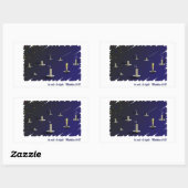 Wees zout, wees licht rechthoekige sticker (Vel)