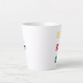 Wees zwart, vet, Mok (Voorkant)