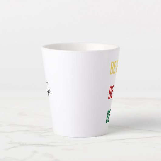 Wees zwart, vet, Mok (Voorkant)