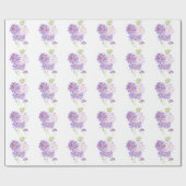 weesbloemen cadeaupapier (Vlak)