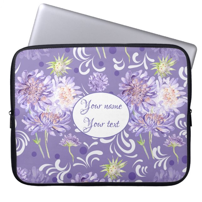 weesbloemen laptop sleeve (Voorkant)