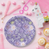 weesbloemen papieren bordje (Feest)