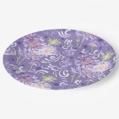 weesbloemen papieren bordje (Gekanteld)