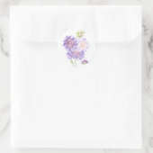 weesbloemen ronde sticker (Tas)