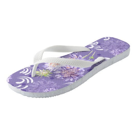 weesbloemen teenslippers (Schuin)
