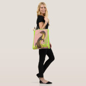 weesdruk tote bag (Op model)