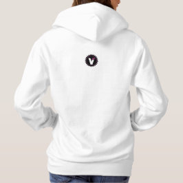 Weeshemd voor dames met als basisch gebogen hoodie
