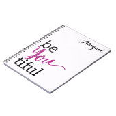 WeesJe hebtPrachtige Inspirerend boodschap Notitieboek (Linkerzijde)