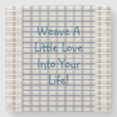 Weesliefde Stenen Onderzetter (Voorkant)