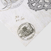 Weespapier voor loskoppeling van script tissuepapier (Detail)