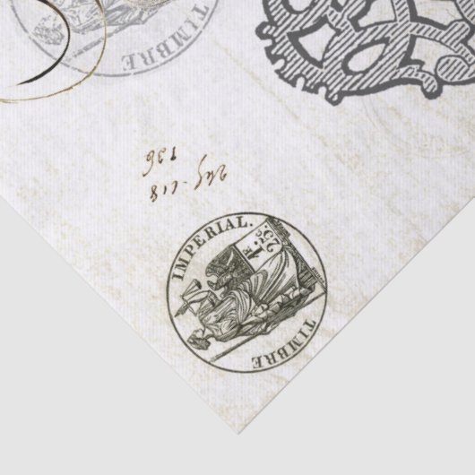 Weespapier voor loskoppeling van script tissuepapier (Detail)