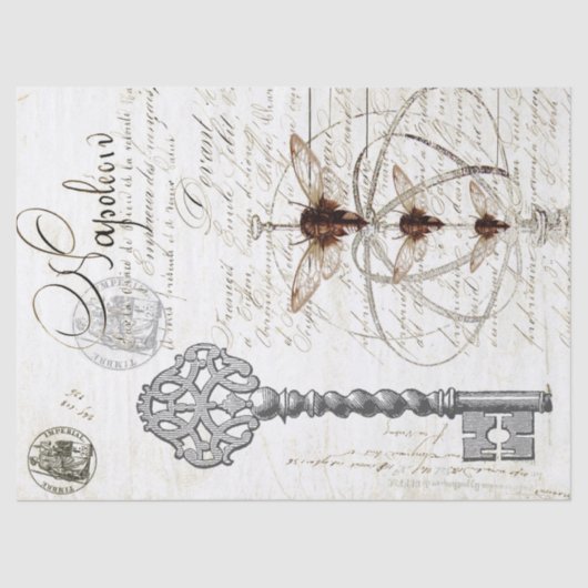 Weespapier voor loskoppeling van script tissuepapier (Voorkant)