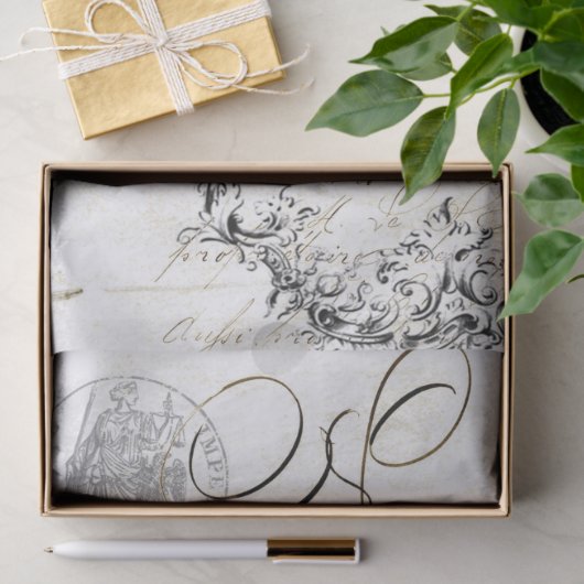 Weespapier voor loskoppeling van script tissuepapier (Geschenk)