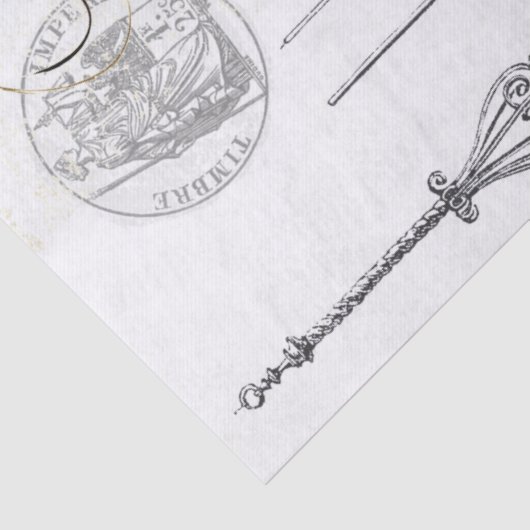 Weespapier voor loskoppeling van script tissuepapier (Detail)