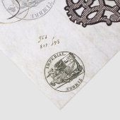 Weespapier voor loskoppeling van script tissuepapier (Detail)