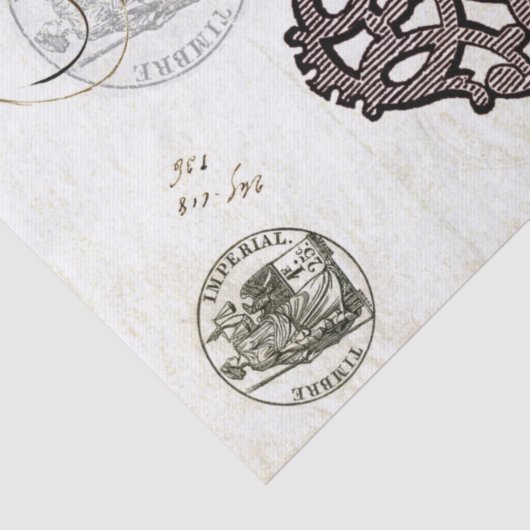 Weespapier voor loskoppeling van script tissuepapier (Detail)