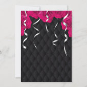 Weesroze en Zilveren Dag Kaart (Achterkant)