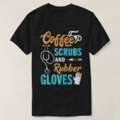 Weesschoffie en rubberhandschoenen t-shirt (Design voorkant)